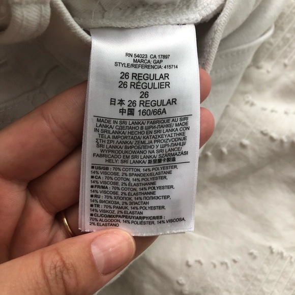 GAP 1969 True Skinny Jeans Mid Rise - Picture 5 of 7